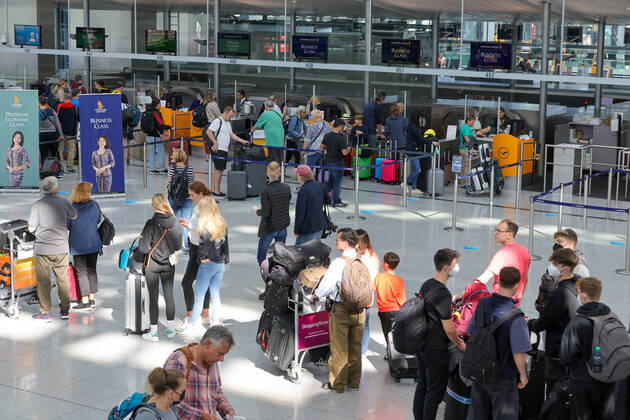 Piloten Streik der Lufthansa 800 Flüge werden gestrichen am Flughafen in München Datum: 02.09.2022