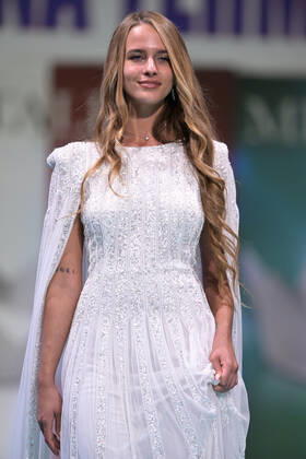Italy: Miss Toscana 2022 Nicole Ninci during the finals of the beauty contest Miss Toscana 2022 in Casciana Terme. Casciana Terme Pisa Italy Copyright: StefanoxDallexLuche
