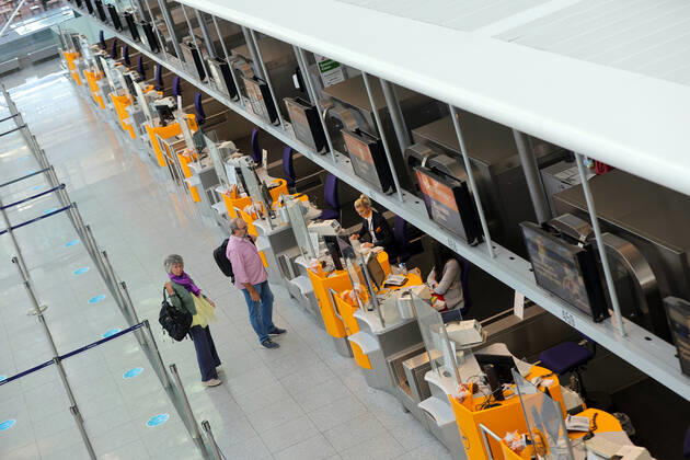 Piloten Streik der Lufthansa 800 Flüge werden gestrichen am Flughafen in München Datum: 02.09.2022
