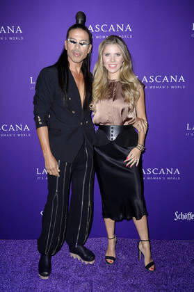 Entertainment Themen der Woche KW36 Jorge Gonzalez und Victoria Swarovski bei der Lascana Fashion Show auf der Berlin Fashion Week Spring Summer 2023 auf dem Lascana Fashion Boat. Berlin, 05.09.2022