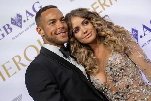 20220904 HERQUL GERMAN BOXING AWARDS BERLIN, GERMANY - SEPTEMBER 4 2022 : Andrej Mangold, Annika Jung at - HERQUL GERMAN BOXING AWARDS on September 4, 2022 in Berlin, . Berlin Berlin Germany