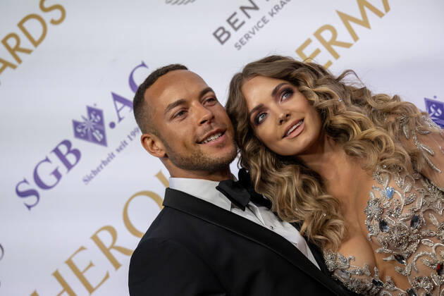 20220904 HERQUL GERMAN BOXING AWARDS BERLIN, GERMANY - SEPTEMBER 4 2022 : Andrej Mangold, Annika Jung at - HERQUL GERMAN BOXING AWARDS on September 4, 2022 in Berlin, . Berlin Berlin Germany
