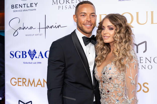 20220904 HERQUL GERMAN BOXING AWARDS BERLIN, GERMANY - SEPTEMBER 4 2022 : Andrej Mangold, Annika Jung at - HERQUL GERMAN BOXING AWARDS on September 4, 2022 in Berlin, . Berlin Berlin Germany