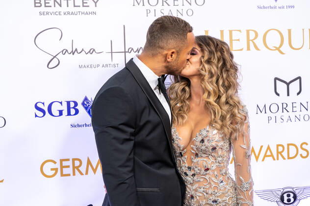 20220904 HERQUL GERMAN BOXING AWARDS BERLIN, GERMANY - SEPTEMBER 4 2022 : Andrej Mangold, Annika Jung at - HERQUL GERMAN BOXING AWARDS on September 4, 2022 in Berlin, . Berlin Berlin Germany