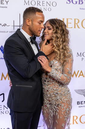 20220904 HERQUL GERMAN BOXING AWARDS BERLIN, GERMANY - SEPTEMBER 4 2022 : Andrej Mangold, Annika Jung at - HERQUL GERMAN BOXING AWARDS on September 4, 2022 in Berlin, . Berlin Berlin Germany
