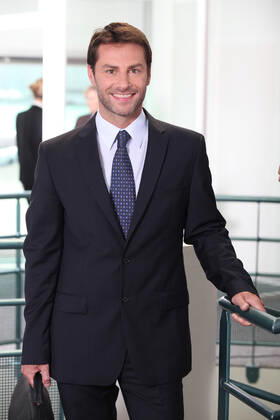 Business man standing in office, model released, , 5663578.jpg, _ M_Roussiau_Nicolas_190510, 35, age, aged, associates, board, boss, briefcase, business, businessman, businesspeople, businesswoman, caucasian, clothes, colleague, conference, confident, consultant, consulting, cooperation, employee, enterprise, European, executive, foreground, group, leader, leadership, male, man, management, manager, middle, office, partners, partnership, portrait, room, smiling, strategy, suit, team, vertical, work, workplace,