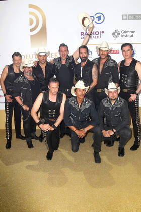 Die Band The BossHoss mit Alec Voelkel und Sascha Vollmer bei der Verleihung Deutscher Radiopreis am 8.09.2022 in Hamburg Deutscher Radiopreis 2022 Verleihung in Hamburg