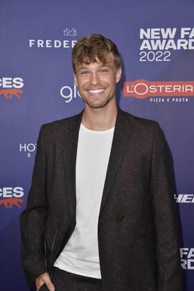 Chris Waschek beim Bunte New Faces Award STYLE in Berlin 08.09.2022