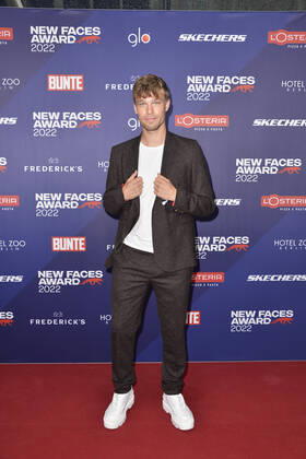 Chris Waschek beim Bunte New Faces Award STYLE in Berlin 08.09.2022