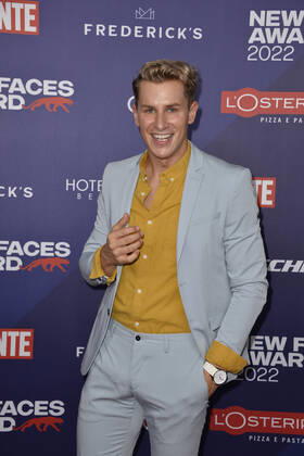Lukas Sauer beim Bunte New Faces Award STYLE in Berlin 08.09.2022