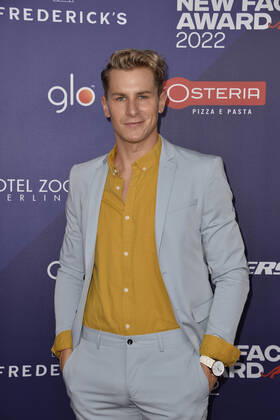 Lukas Sauer beim Bunte New Faces Award STYLE in Berlin 08.09.2022