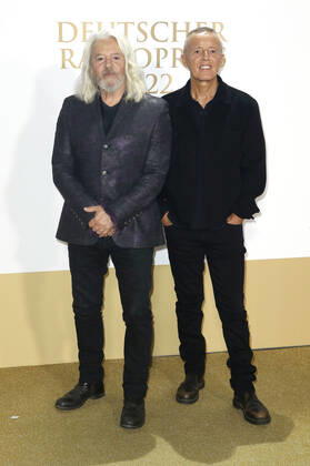 Roland Orzabal und Curt Smith von Tears for Fears bei der Verleihung des Deutschen Radiopreises 2022 im Schuppen 52. Hamburg, 08.09.2022