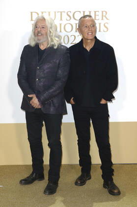 Roland Orzabal und Curt Smith von Tears for Fears bei der Verleihung des Deutschen Radiopreises 2022 im Schuppen 52. Hamburg, 08.09.2022