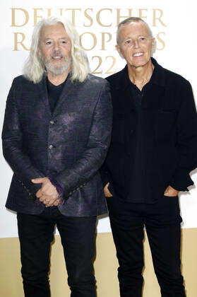 Roland Orzabal und Curt Smith von Tears for Fears bei der Verleihung des Deutschen Radiopreises 2022 im Schuppen 52. Hamburg, 08.09.2022