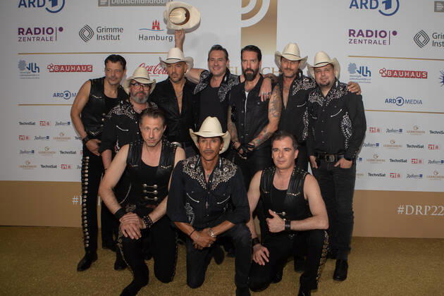Die Band The BossHoss mit Alec Voelkel und Sascha Vollmer bei der Verleihung Deutscher Radiopreis am 8.09.2022 in Hamburg Brunsb?ttel River Loft Hotel Schleswig Holstein Deutschland MK_L1407