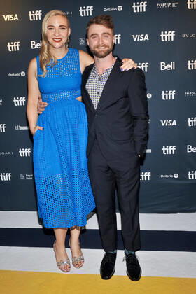 2022 Toronto International Film Festival - Erin Darke, Daniel Radcliffe. Weird: The Al Yankovic Story held at the Royal Alexandra Theatre. Photo Credit: Brent Perniac AdMedia 283888 2022-09-08 Ontario Toronto Canada Copyright: xAdMediax STAR_283888_009