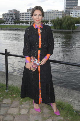 Nadine Warmuth bei der Verleihung des Deutschen Schauspielpreises 2022 im Restaurant Spindler & Klatt. Berlin, 09.09.2022