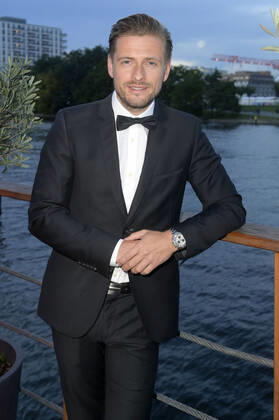 Jörn Schlönvoigt bei der Verleihung des Deutschen Schauspielpreises 2022 im Restaurant Spindler & Klatt. Berlin, 09.09.2022