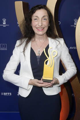 Isabella Vertes-Schütter bei der Verleihung des Deutschen Schauspielpreises 2022 im Restaurant Spindler & Klatt. Berlin, 09.09.2022