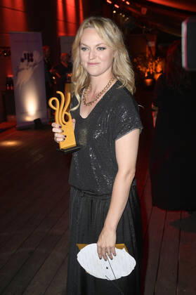 Lisa Wagner bei der Verleihung des Deutschen Schauspielpreises 2022 im Restaurant Spindler & Klatt. Berlin, 09.09.2022