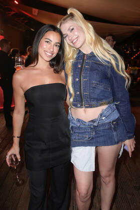 Gizem Emre und Zsa Zsa Inci Bürkle bei der Verleihung des Deutschen Schauspielpreises 2022 im Restaurant Spindler & Klatt. Berlin, 09.09.2022
