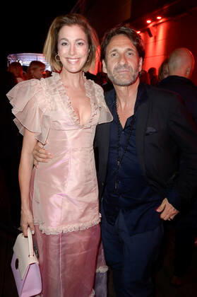 Julia Stinshoff und Falk-Willy Wild bei der Verleihung des Deutschen Schauspielpreises 2022 im Restaurant Spindler & Klatt. Berlin, 09.09.2022