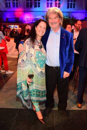 Verleihung des Deutschen Gründerpreises 2022 Alfred Theodor Ritter mit Ehefrau Dr. Rosario Almeida Ritter aus dem ZDF Hauptstadtstudio die Verleihung des Deutschen Gründerpreises in Berlin am 13.09.2022 in Berlin