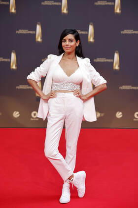 Moderatorin Collien Ulmen-Fernandes bei der Deutsche Fernsehpreis 2022 - Die TV-Highlights des Jahres in den MMC-Studios in Ossendorf. Köln, 14.09.2022 NRW Deutschland Copyright: xChristophxHardtx