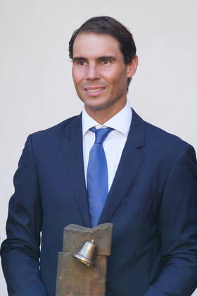 September 20, 2022, Madrid, Spain: Tennis player Rafael Nadal, seen during the delivery of the Camino Real Award on its fifth edition at the auditorium of the University of Alcala, in Alcala de Henares, Madrid. The Camino Real award has been granted by the Franklin Institute of the University of Alcala, which recognizes the professional work of Spaniards who in an outstanding and exemplary way project and enhance the positive image of Spain in the United States. The projection of the image of Spain in North America by the tennis player, means his triumph in the US Open (2019), as well as in previous editions of 2010, 2013, 2017 and in other tournaments played in North America. Madrid Spain - ZUMAs197 20220920_zaa_s197_133 Copyright: xAtilanoxGarciax