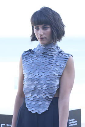 September 22, 2022, Madrid, Madrid, Spain: Claudia Salas attended La Ruta Photocall during 70th San Sebastian International Film Festival at Kursaal Palace on September 22, 2022 in Donostia San Sebastian, Spain Madrid Spain - ZUMAg15_ 20220922_zaf_g15_052 Copyright: xJackxAbuinx