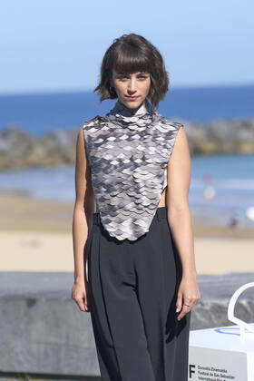 September 22, 2022, Madrid, Madrid, Spain: Claudia Salas attended La Ruta Photocall during 70th San Sebastian International Film Festival at Kursaal Palace on September 22, 2022 in Donostia San Sebastian, Spain Madrid Spain - ZUMAg15_ 20220922_zaf_g15_053 Copyright: xJackxAbuinx