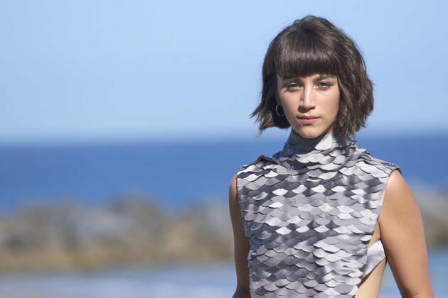 September 22, 2022, Madrid, Madrid, Spain: Claudia Salas attended La Ruta Photocall during 70th San Sebastian International Film Festival at Kursaal Palace on September 22, 2022 in Donostia San Sebastian, Spain Madrid Spain - ZUMAg15_ 20220922_zaf_g15_060 Copyright: xJackxAbuinx