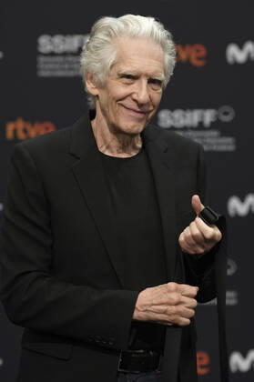 David Cronenberg bei der Pressekonferenz zur Verleihung des Donistia Awards auf dem 70. Internationalen Filmfestival San Sebastian Festival Internacional de Cine de San Sebastian im Kursaal. San Sebastian, 21.09.2022
