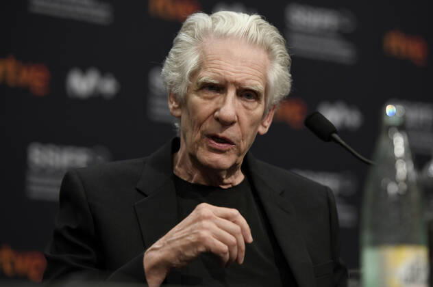 David Cronenberg bei der Pressekonferenz zur Verleihung des Donistia Awards auf dem 70. Internationalen Filmfestival San Sebastian Festival Internacional de Cine de San Sebastian im Kursaal. San Sebastian, 21.09.2022
