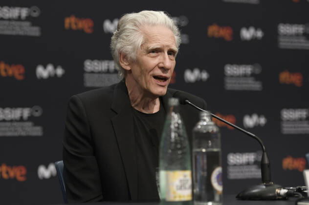 David Cronenberg bei der Pressekonferenz zur Verleihung des Donistia Awards auf dem 70. Internationalen Filmfestival San Sebastian Festival Internacional de Cine de San Sebastian im Kursaal. San Sebastian, 21.09.2022