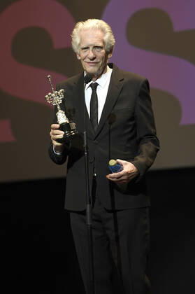David Cronenberg bei der Verleihung des Donostia Awards für sein Lebenswerk auf dem 70. Internationalen Filmfestival San Sebastian Festival Internacional de Cine de San Sebastian im Theater Victoria Eugenia. San Sebastian, 22.09.2022