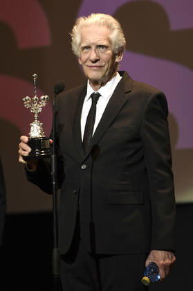 David Cronenberg bei der Verleihung des Donostia Awards für sein Lebenswerk auf dem 70. Internationalen Filmfestival San Sebastian Festival Internacional de Cine de San Sebastian im Theater Victoria Eugenia. San Sebastian, 22.09.2022