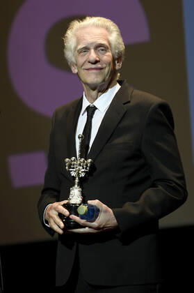 David Cronenberg bei der Verleihung des Donostia Awards für sein Lebenswerk auf dem 70. Internationalen Filmfestival San Sebastian Festival Internacional de Cine de San Sebastian im Theater Victoria Eugenia. San Sebastian, 22.09.2022