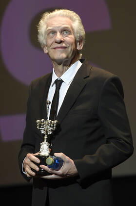 David Cronenberg bei der Verleihung des Donostia Awards für sein Lebenswerk auf dem 70. Internationalen Filmfestival San Sebastian Festival Internacional de Cine de San Sebastian im Theater Victoria Eugenia. San Sebastian, 22.09.2022