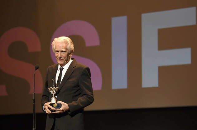 Entertainment Themen der Woche KW38 David Cronenberg bei der Verleihung des Donostia Awards für sein Lebenswerk auf dem 70. Internationalen Filmfestival San Sebastian Festival Internacional de Cine de San Sebastian im Theater Victoria Eugenia. San Sebastian, 22.09.2022