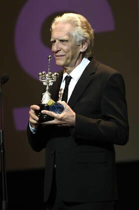 David Cronenberg bei der Verleihung des Donostia Awards für sein Lebenswerk auf dem 70. Internationalen Filmfestival San Sebastian Festival Internacional de Cine de San Sebastian im Theater Victoria Eugenia. San Sebastian, 22.09.2022