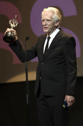 David Cronenberg bei der Verleihung des Donostia Awards für sein Lebenswerk auf dem 70. Internationalen Filmfestival San Sebastian Festival Internacional de Cine de San Sebastian im Theater Victoria Eugenia. San Sebastian, 22.09.2022