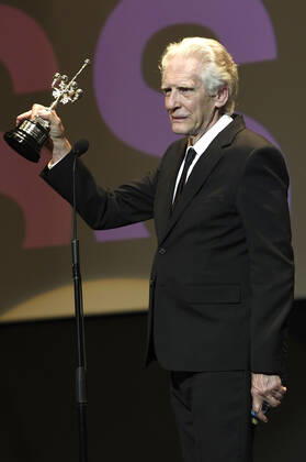 David Cronenberg bei der Verleihung des Donostia Awards für sein Lebenswerk auf dem 70. Internationalen Filmfestival San Sebastian Festival Internacional de Cine de San Sebastian im Theater Victoria Eugenia. San Sebastian, 22.09.2022