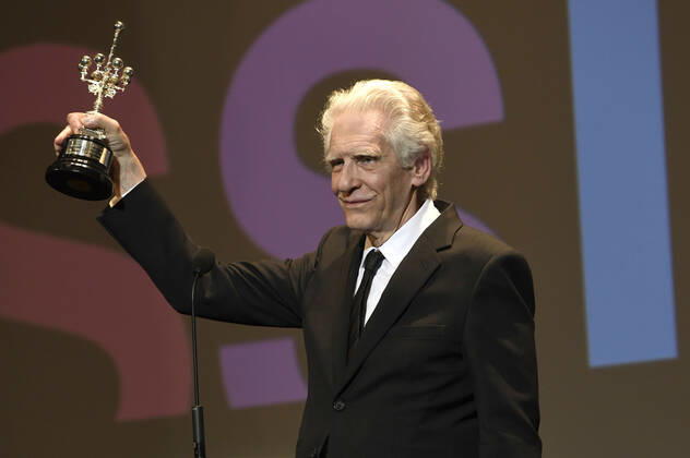 David Cronenberg bei der Verleihung des Donostia Awards für sein Lebenswerk auf dem 70. Internationalen Filmfestival San Sebastian Festival Internacional de Cine de San Sebastian im Theater Victoria Eugenia. San Sebastian, 22.09.2022