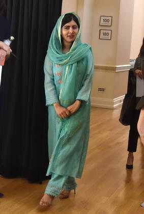 WASHINGTON, DC - SEPTEMBER 24: Malala Yousafzai at HISTORYTalks 2022: Your Place in History at DAR Constitution Hall in Washington, DC on September 24, 2022. Copyright: xPatsyxLynchx