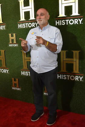 WASHINGTON, DC - SEPTEMBER 24: Jose Andres at HISTORYTalks 2022: Your Place in History at DAR Constitution Hall in Washington, DC on September 24, 2022. Copyright: xPatsyxLynchx