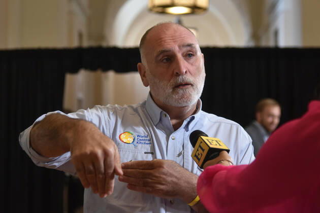WASHINGTON, DC - SEPTEMBER 24: Jose Andres at HISTORYTalks 2022: Your Place in History at DAR Constitution Hall in Washington, DC on September 24, 2022. Copyright: xPatsyxLynchx