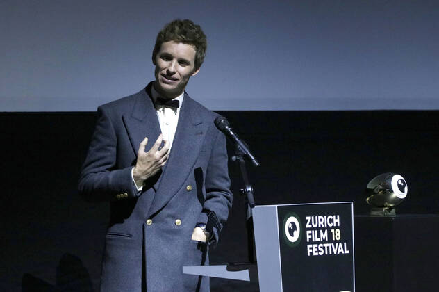 Eddie Redmayne bei der Verleihung des Golden Eye Award an Eddie Redmayne im Rahmen des Screenings des Netflix-Films The Good Nurse auf dem 18. Zurich Film Festival 2022 im Kongresshaus Zürich. Zürich, 25.09.2022