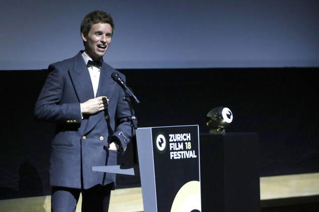 Eddie Redmayne bei der Verleihung des Golden Eye Award an Eddie Redmayne im Rahmen des Screenings des Netflix-Films The Good Nurse auf dem 18. Zurich Film Festival 2022 im Kongresshaus Zürich. Zürich, 25.09.2022