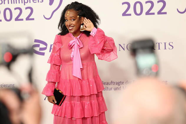 20. Deutsche Hörfilmpreis 2022 Benita Sarah Bailey Verrleihung des 20. Deutschen Hörfilmpreises 2022 in den Bolle Festsäle am Spree-Bogen in Berlin Copyright: xEventpressx